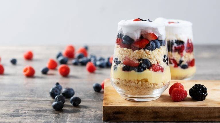 Trifle Cremoso de Frutas